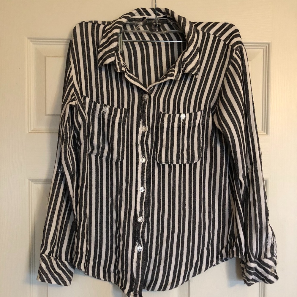 Striped Button Down Shirt